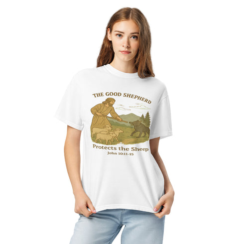 The Good Shepard Christian Bible Verse T-Shirt